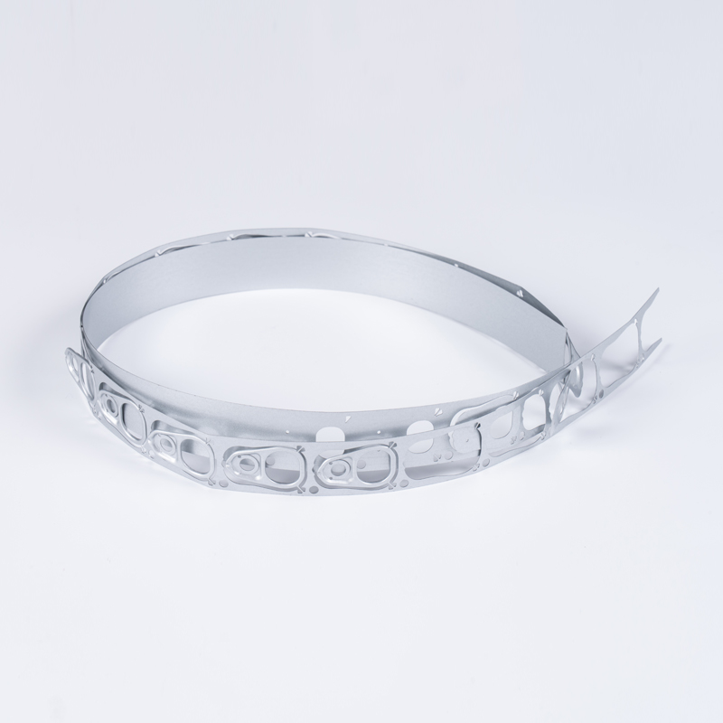 Galvaniserad Ring Tab Stock Dubbelsidig silver